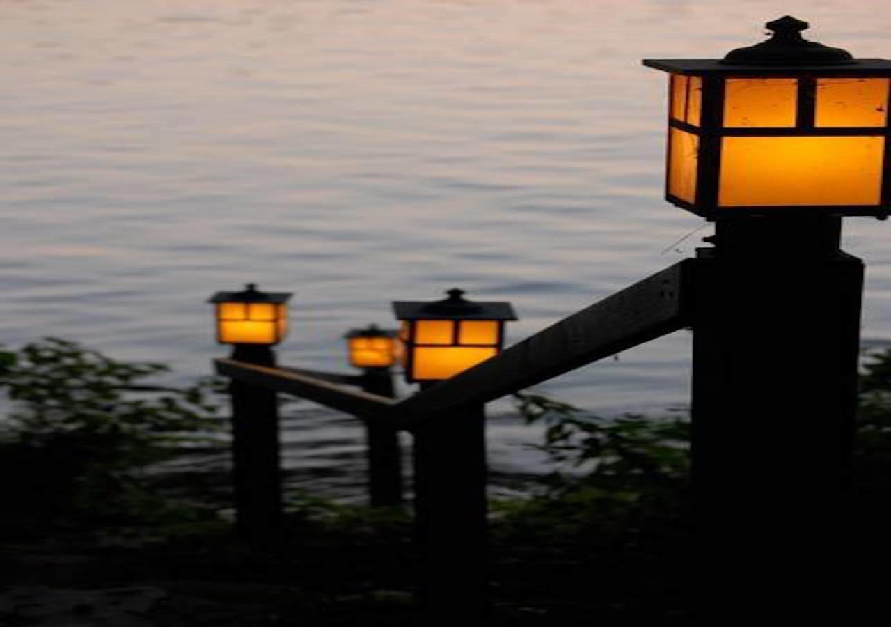 The Elms Waterfront Cottages Lake Luzerne Exterior foto
